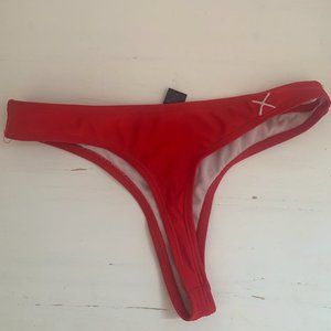 BoutineLA red thong swim suit bottoms